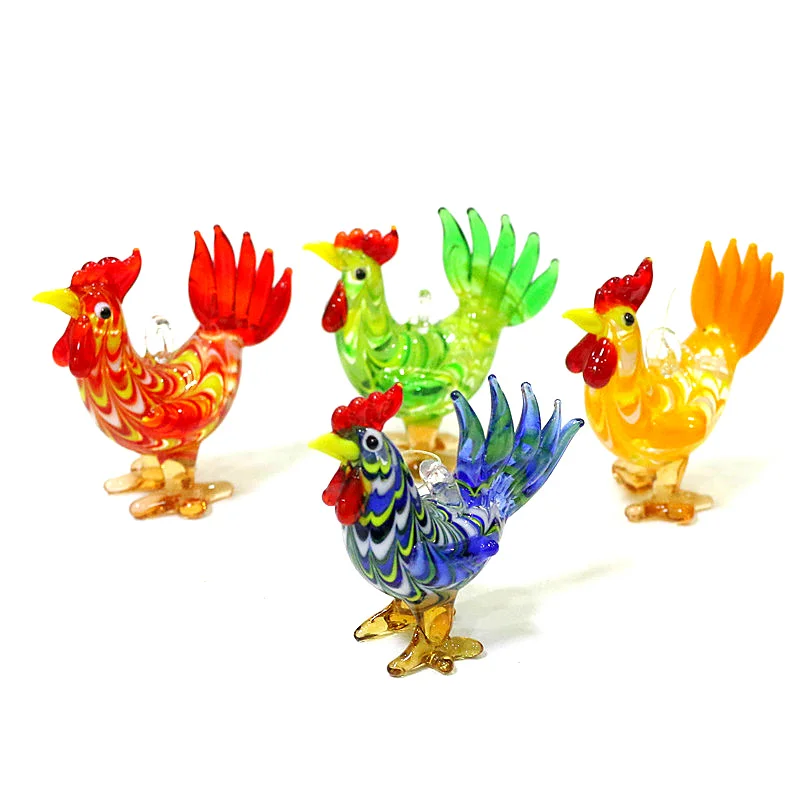 Colorful Murano Glass Cock Mini Figurine Pendant Cute Rooster Small Statue Charm Easter Ornament Hanging Home Fairy Garden Decor
Colorful Murano Glass Cock Mini Figurine Pendant Cute Rooster Small Statue Charm Easter Ornament Hanging Home Fairy Garden Decor