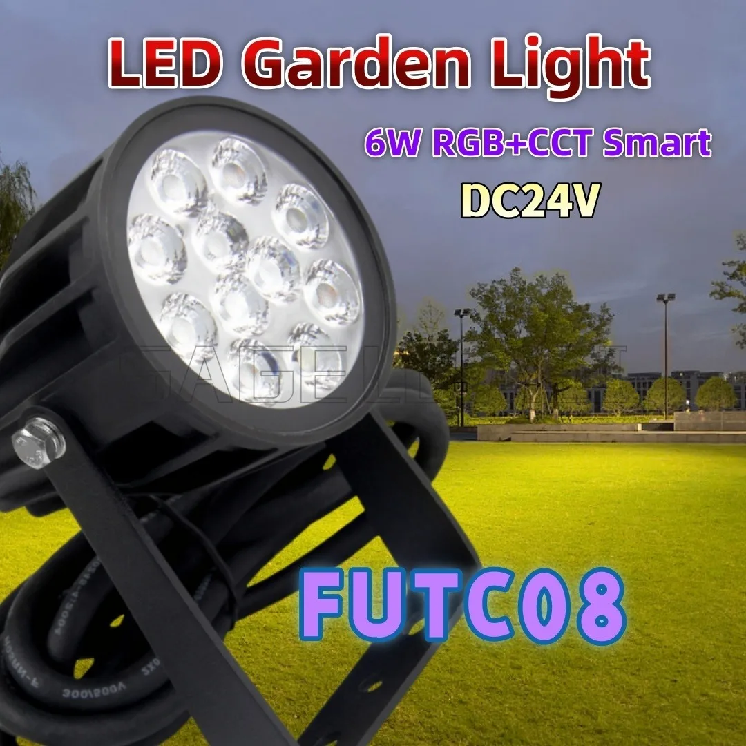 6W FUTC08 Miboxer RGB+CCT LED Garden Lights Outdoor Light IP66 Waterproof jardin lamp lighting 2.4GHz remote controllable DC24V
6W FUTC08 Miboxer RGB+CCT LED Garden Lights Outdoor Light IP66 Waterproof jardin lamp lighting 2.4GHz remote controllable DC24V