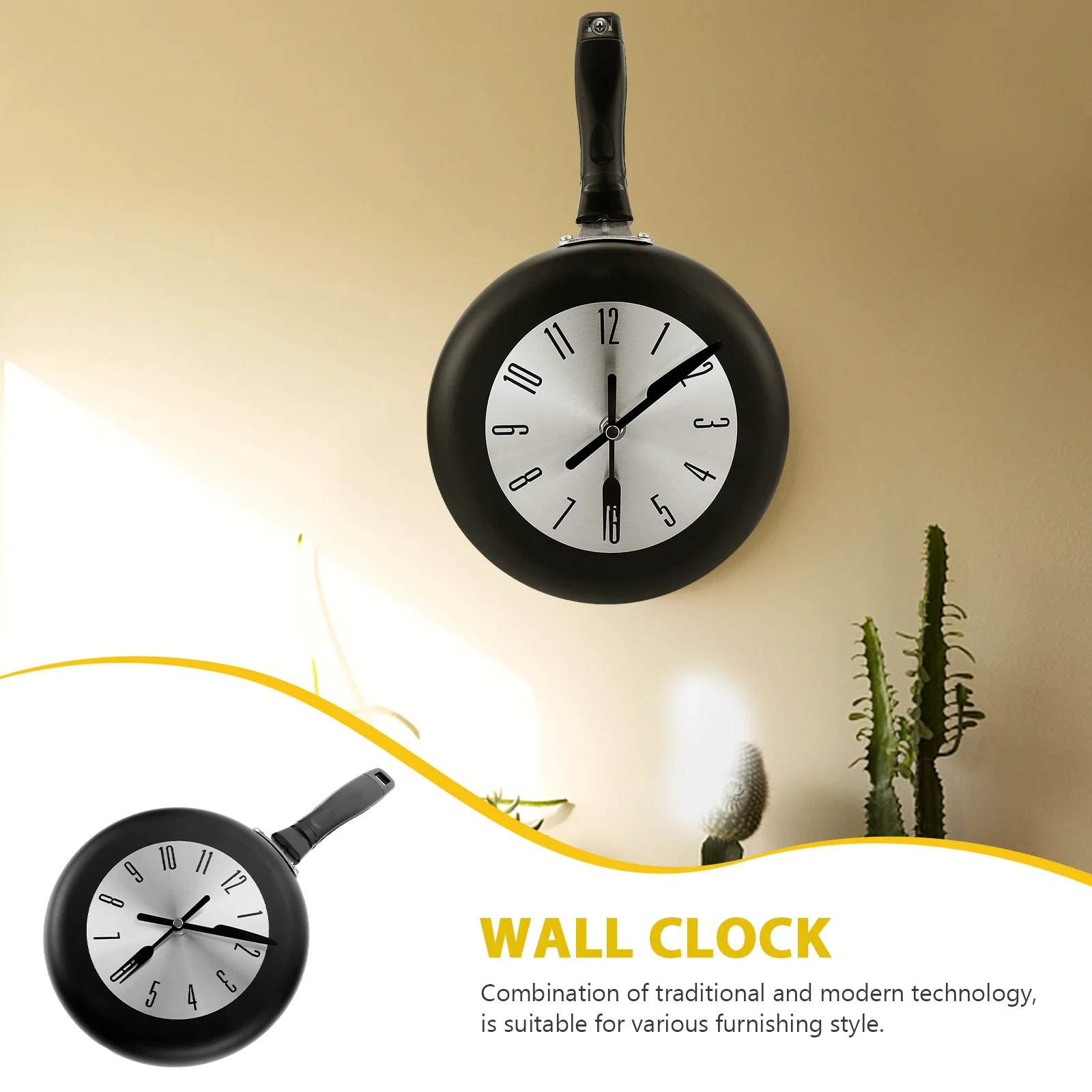 1 set Quartz Wall Clock Retro Kitchen Vintage Office Silent Sweep Stainless Plastic 3D Hanging Home Decor Clock
1 set Quartz Wall Clock Retro Kitchen Vintage Office Silent Sweep Stainless Plastic 3D Hanging Home Decor Clock