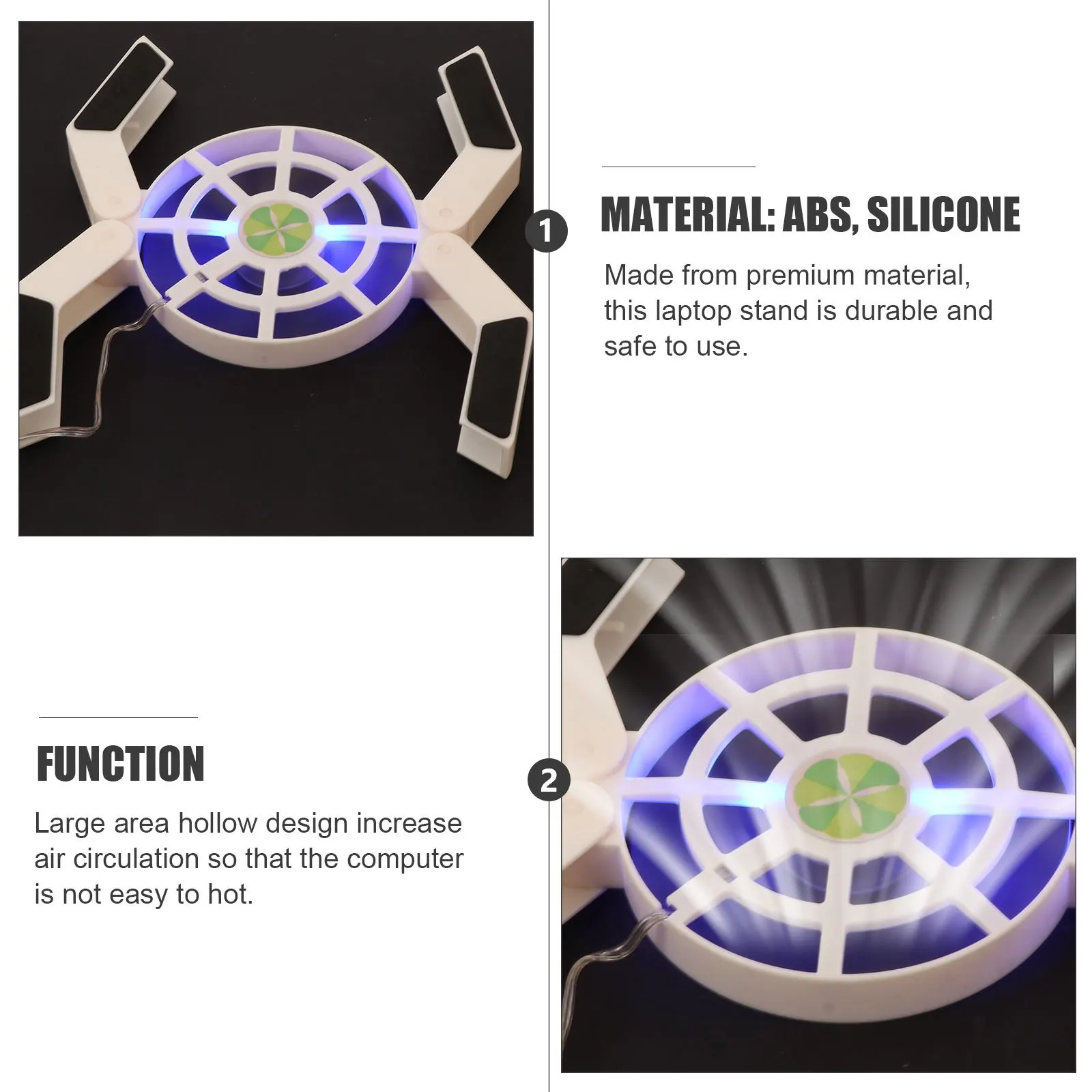 Laptop Radiator Multi-function Cooler Cooling Device Fan Desktop for Notebook Plastic
Laptop Radiator Multi-function Cooler Cooling Device Fan Desktop for Notebook Plastic