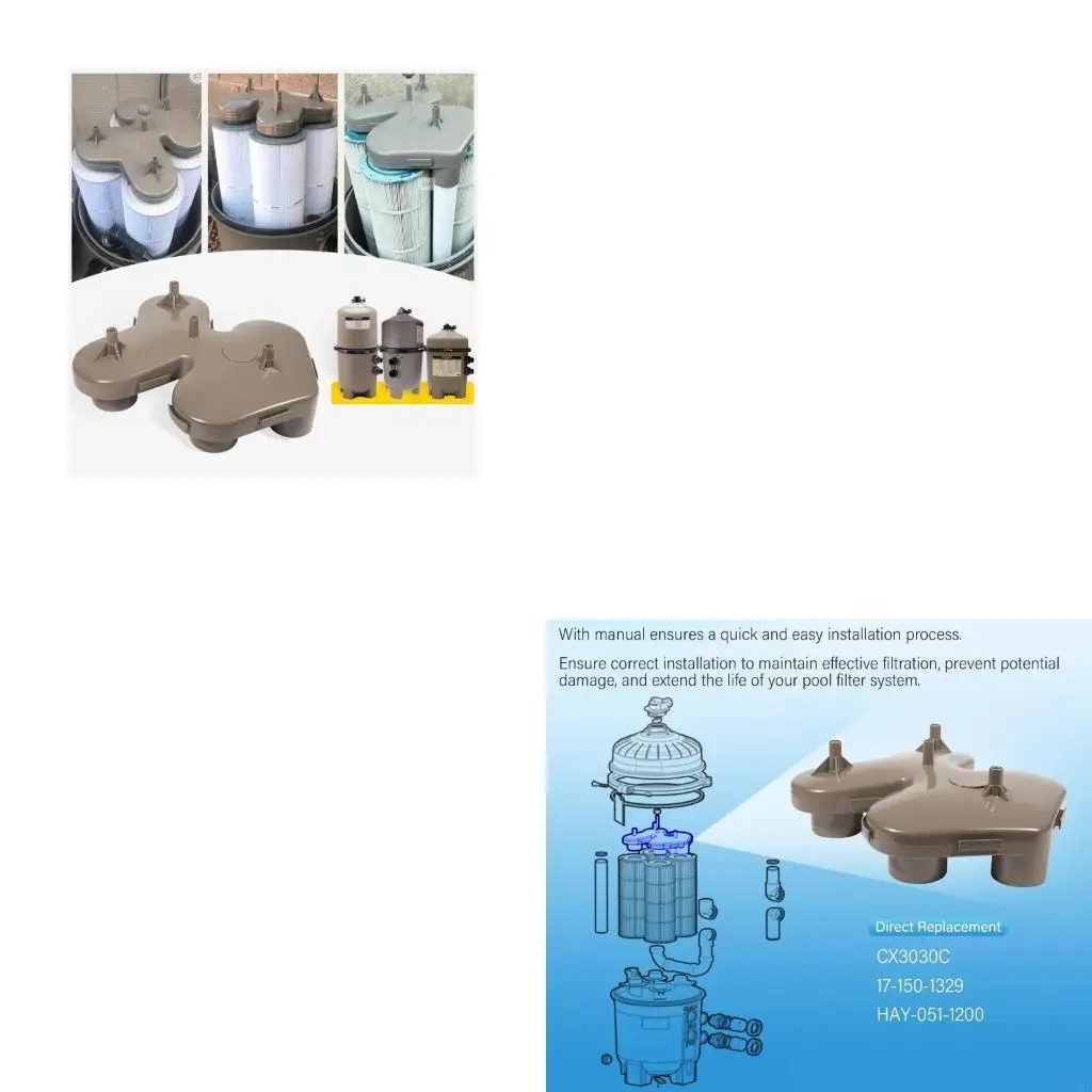 CX3030C Top Manifolds Assembly Replacement Part Fitting Water Circulation for C3030 C4030 C2030 Cartridge Filter
CX3030C Top Manifolds Assembly Replacement Part Fitting Water Circulation for C3030 C4030 C2030 Cartridge Filter