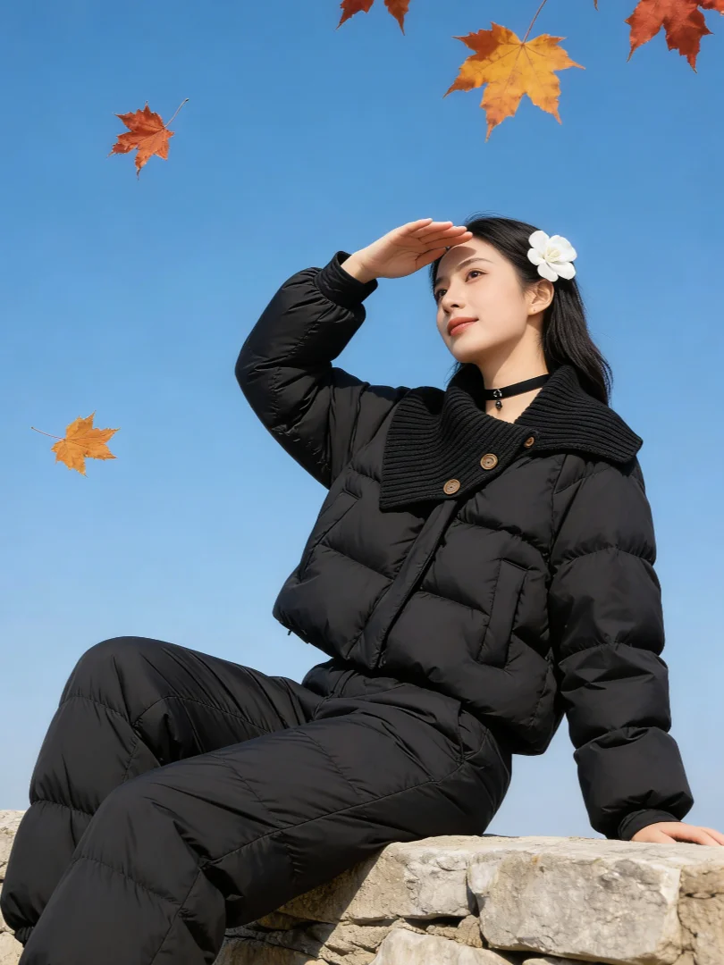 Зимняя вязаная свободная хлопковая куртка для женщин: дизайнерский короткий пуховик в корейском стиле, модный, для повседневной носки
Зимняя вязаная свободная хлопковая куртка для женщин: дизайнерский короткий пуховик в корейском стиле, модный, для повседневной носки