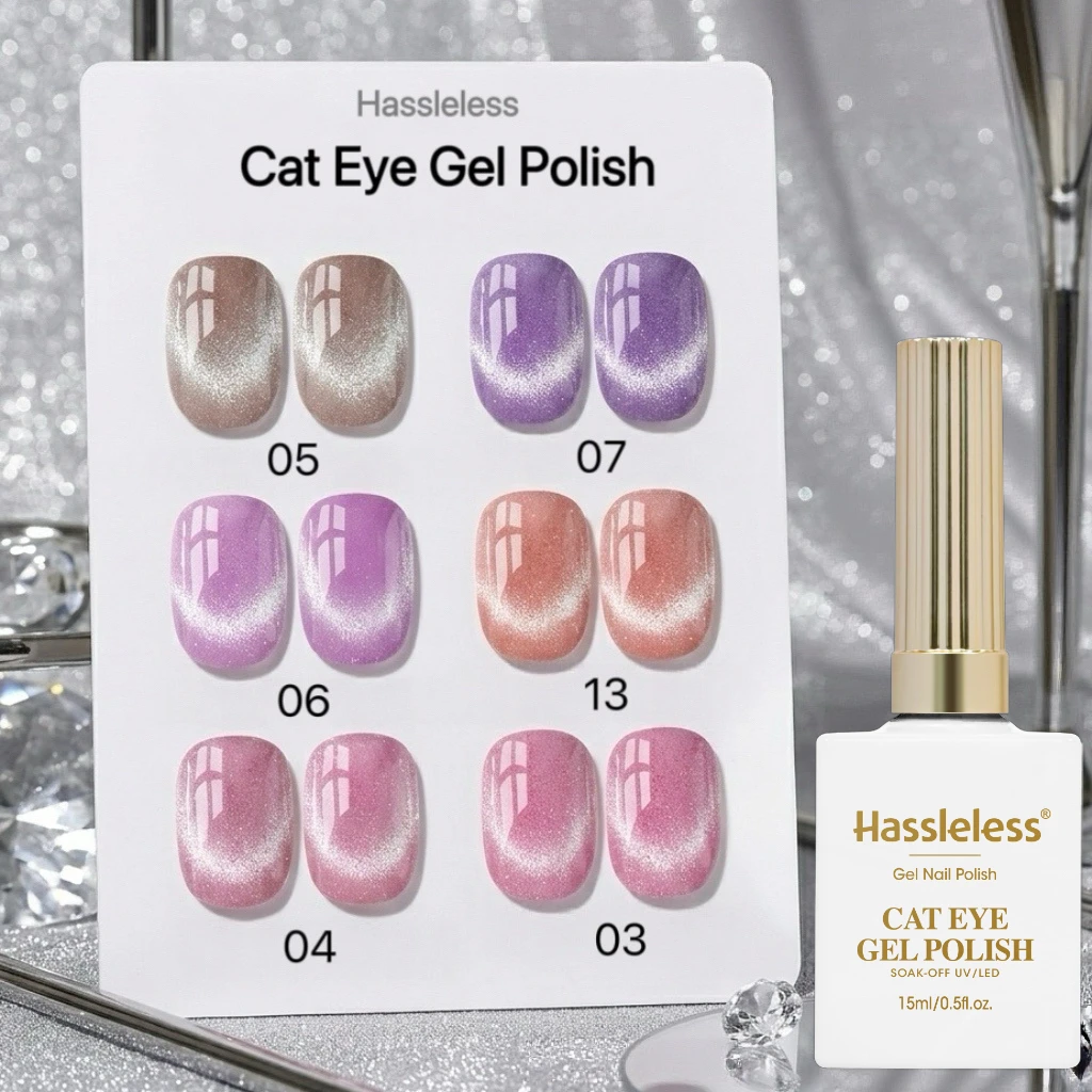 Hassleless Salon-Specific Cat Eye Gel Nail Polish, 6 Colors, Spring/Summer/Gentle Cat Eye Gel for Offline Salons, Gentle Removab
Hassleless Salon-Specific Cat Eye Gel Nail Polish, 6 Colors, Spring/Summer/Gentle Cat Eye Gel for Offline Salons, Gentle Removab