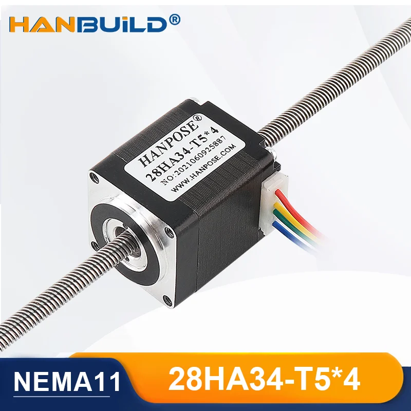 NEMA 11 Сквозной шаговый двигатель 28HA34-T5*4 28HA28-T5*4 200 мм линейный шаговый двигатель для оборудования для мониторов 3D-принтеров
NEMA 11 Сквозной шаговый двигатель 28HA34-T5*4 28HA28-T5*4 200 мм линейный шаговый двигатель для оборудования для мониторов 3D-принтеров