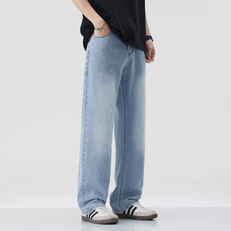 2025 Spring/Summer New Korean Straight leg Jeans Men's Fashion Versatile Loose Pants Men's Washed Retro Solid Color Straight leg
2025 Spring/Summer New Korean Straight leg Jeans Men's Fashion Versatile Loose Pants Men's Washed Retro Solid Color Straight leg