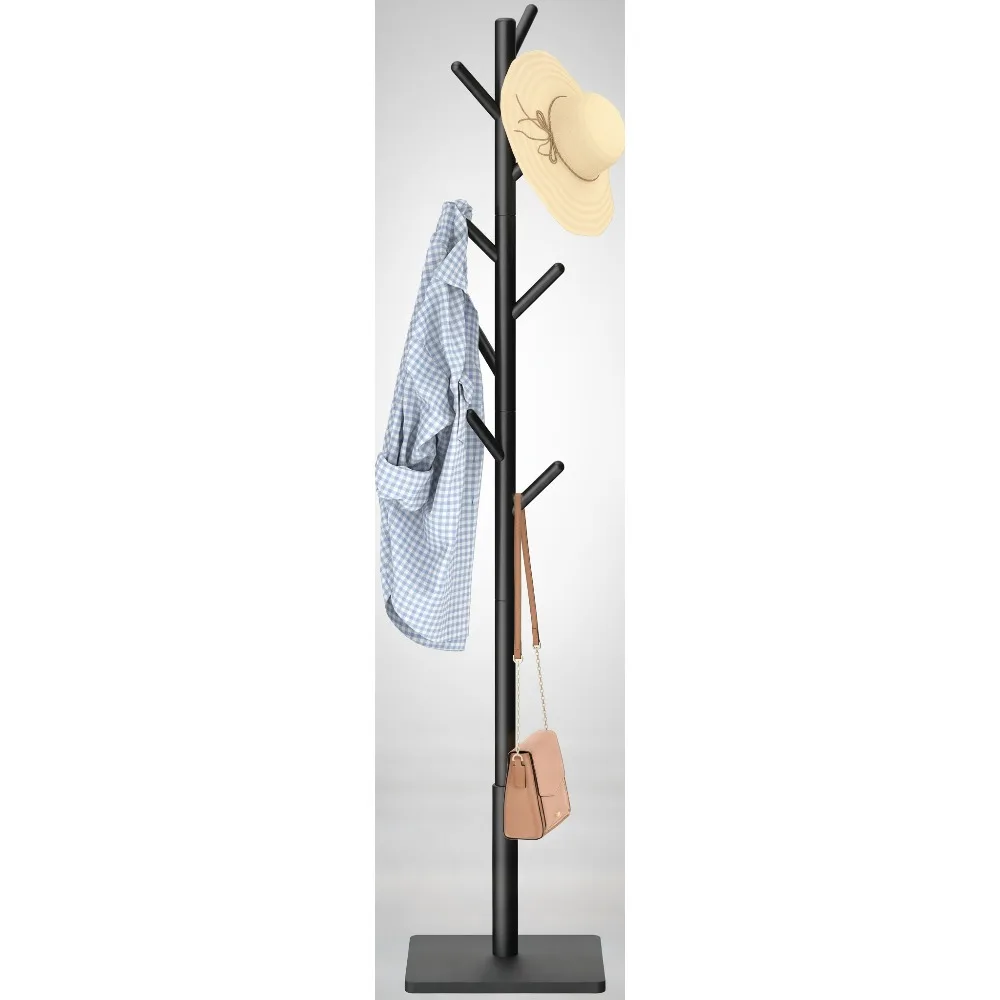 Freestanding Coat Rack with 8 Hooks, Adjustable Height for Bedroom Office Entryway, Sturdy Easy Assembly
Freestanding Coat Rack with 8 Hooks, Adjustable Height for Bedroom Office Entryway, Sturdy Easy Assembly
