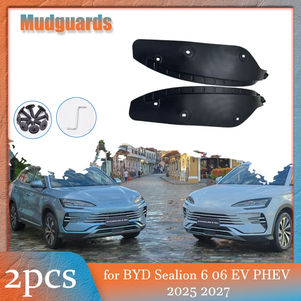 2 шт. брызговики для BYD Sealion 6 06 EV PHEV 2025 2027 внутри брызговиков брызговики заднее колесо часть крыла аксессуары
2 шт. брызговики для BYD Sealion 6 06 EV PHEV 2025 2027 внутри брызговиков брызговики заднее колесо часть крыла аксессуары