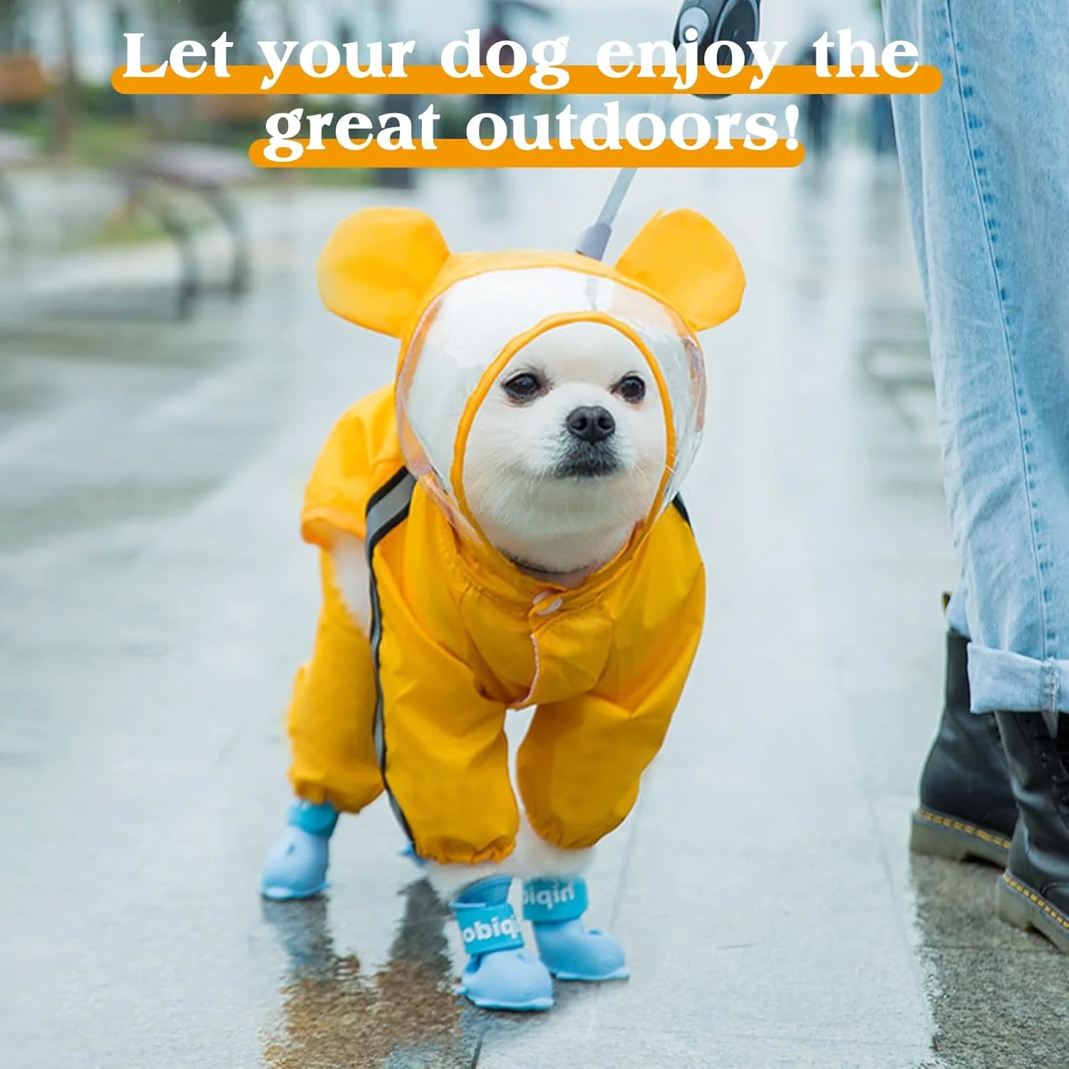 Pet Dog Raincoat Waterproof Reflective Rain Coat Cute Bear Shape Dog Puppy Raincoat Dog Clothes Dog Outdoor Rainwear
Pet Dog Raincoat Waterproof Reflective Rain Coat Cute Bear Shape Dog Puppy Raincoat Dog Clothes Dog Outdoor Rainwear