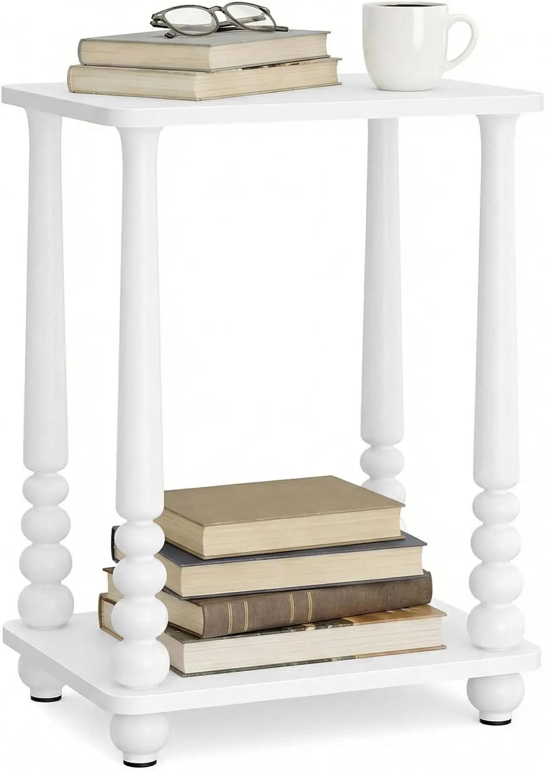 Mariel Collection - Side Table, Accent Nightstand for Small Spaces, Rectangular End Table with Shelf, Solid Wood Legs, Mid-Ce
Mariel Collection - Side Table, Accent Nightstand for Small Spaces, Rectangular End Table with Shelf, Solid Wood Legs, Mid-Ce