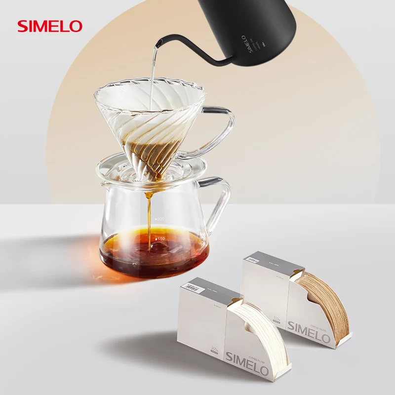 SIMELO Specialized Hand Brewed Coffee Filter Paper V01/V02 disposable Bag Eco-Friendly Paper Filter for Espresso distilled tools
SIMELO Specialized Hand Brewed Coffee Filter Paper V01/V02 disposable Bag Eco-Friendly Paper Filter for Espresso distilled tools