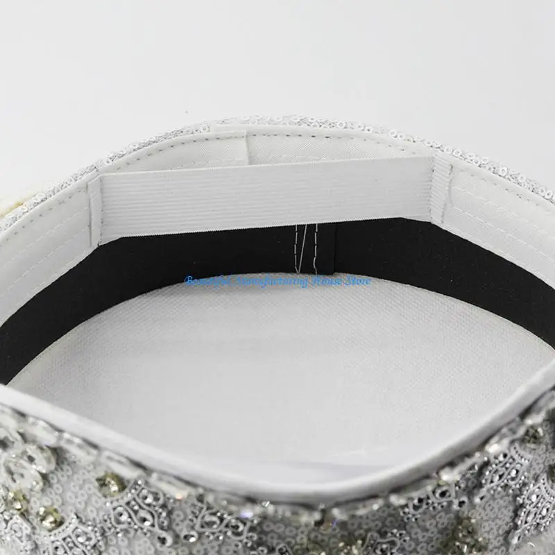 E56A Punk Sequins Crown Captain Hat Shining Rhinestones Marine Hat Cosplay Accessories
E56A Punk Sequins Crown Captain Hat Shining Rhinestones Marine Hat Cosplay Accessories