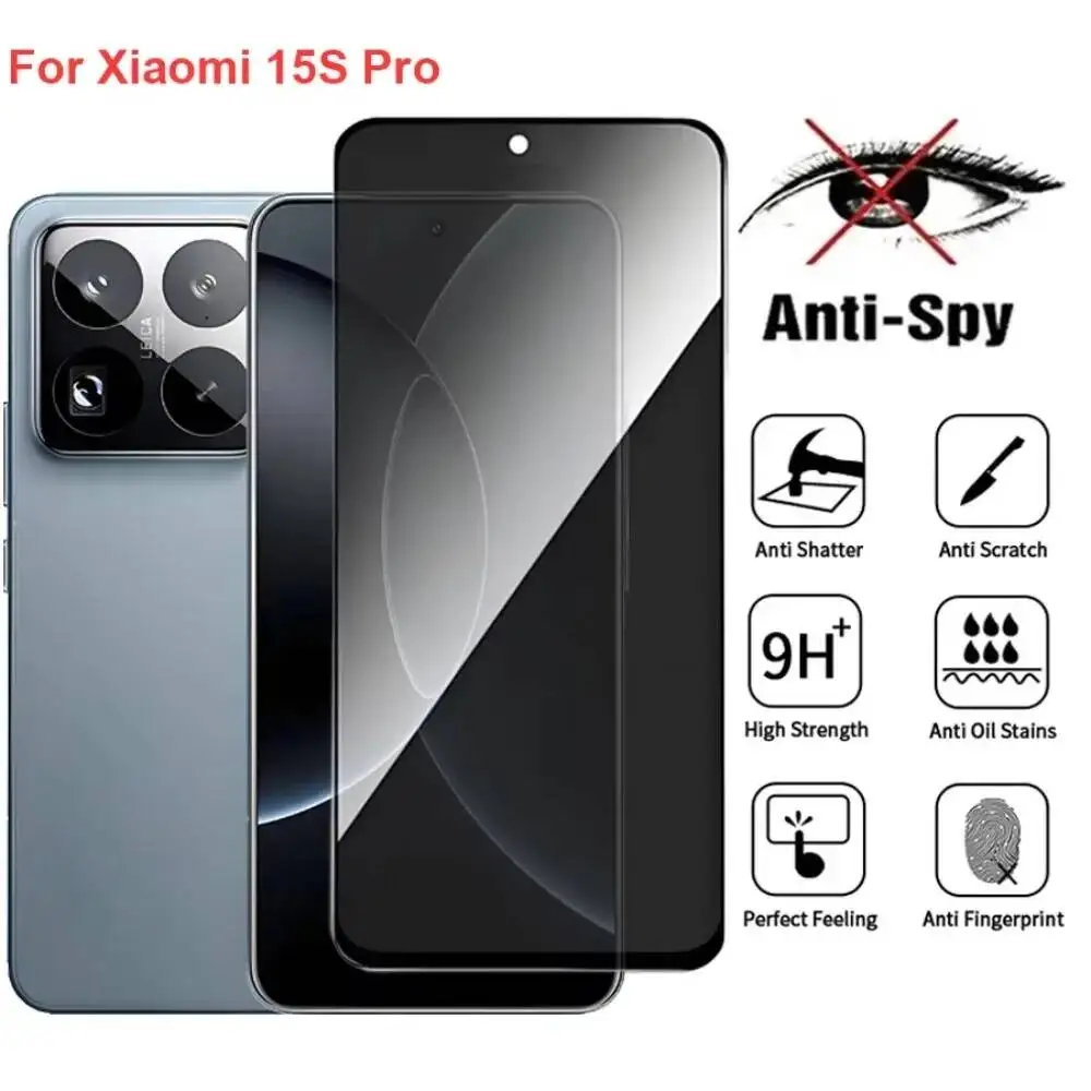 Xiaomi 15S Anti Spy Privacy Tempered Glass Protector Compatible For Xiaomi15s Pro Full Cover Screen Phone Film
Xiaomi 15S Anti Spy Privacy Tempered Glass Protector Compatible For Xiaomi15s Pro Full Cover Screen Phone Film