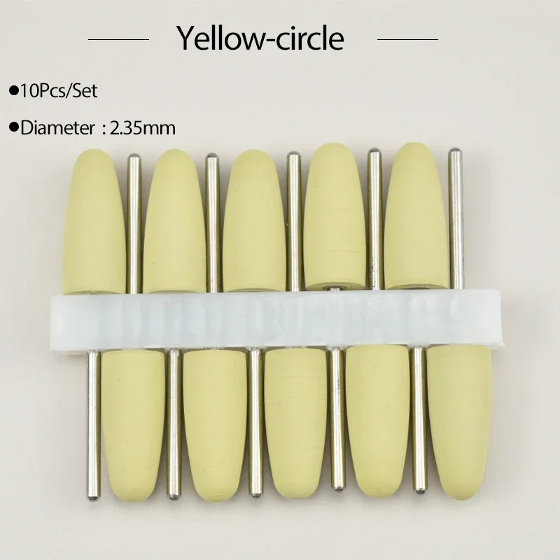 10Pcs/set 2.35Mm Dental Silicone Rubber Polishers Burs Teeth Whitening Plishing Drill Nail Drill Bit
10Pcs/set 2.35Mm Dental Silicone Rubber Polishers Burs Teeth Whitening Plishing Drill Nail Drill Bit