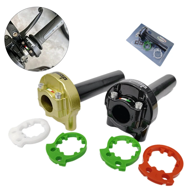 Accelerator Set with Quick Turn 7/8'' Throttle Twist Grips, Suit 22mm Handlebars for 500cc-900cc Motorcycles and Dirt Bikes
Accelerator Set with Quick Turn 7/8'' Throttle Twist Grips, Suit 22mm Handlebars for 500cc-900cc Motorcycles and Dirt Bikes