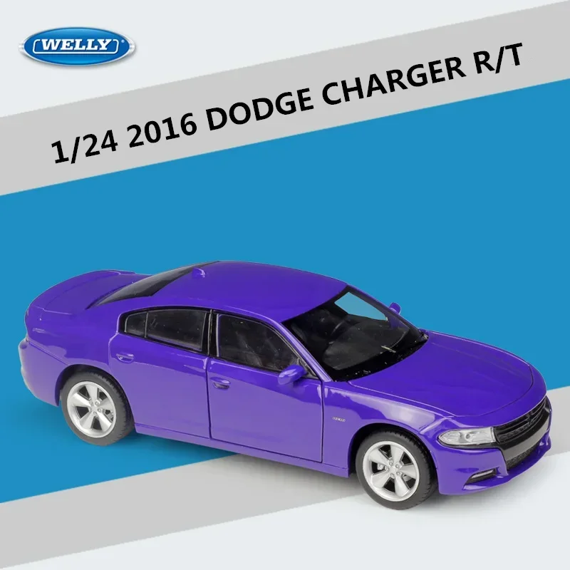 Литой под давлением WELLY 1:24 2016, DODGE CHARGER R/T, модель спортивного автомобиля из сплава, литая под давлением игрушка, металлическая модель гоночного автомобиля, коллекция моделирования, подарки 
Литой под давлением WELLY 1:24 2016, DODGE CHARGER R/T, модель спортивного автомобиля из сплава, литая под давлением игрушка, металлическая модель гоночного автомобиля, коллекция моделирования, подарки