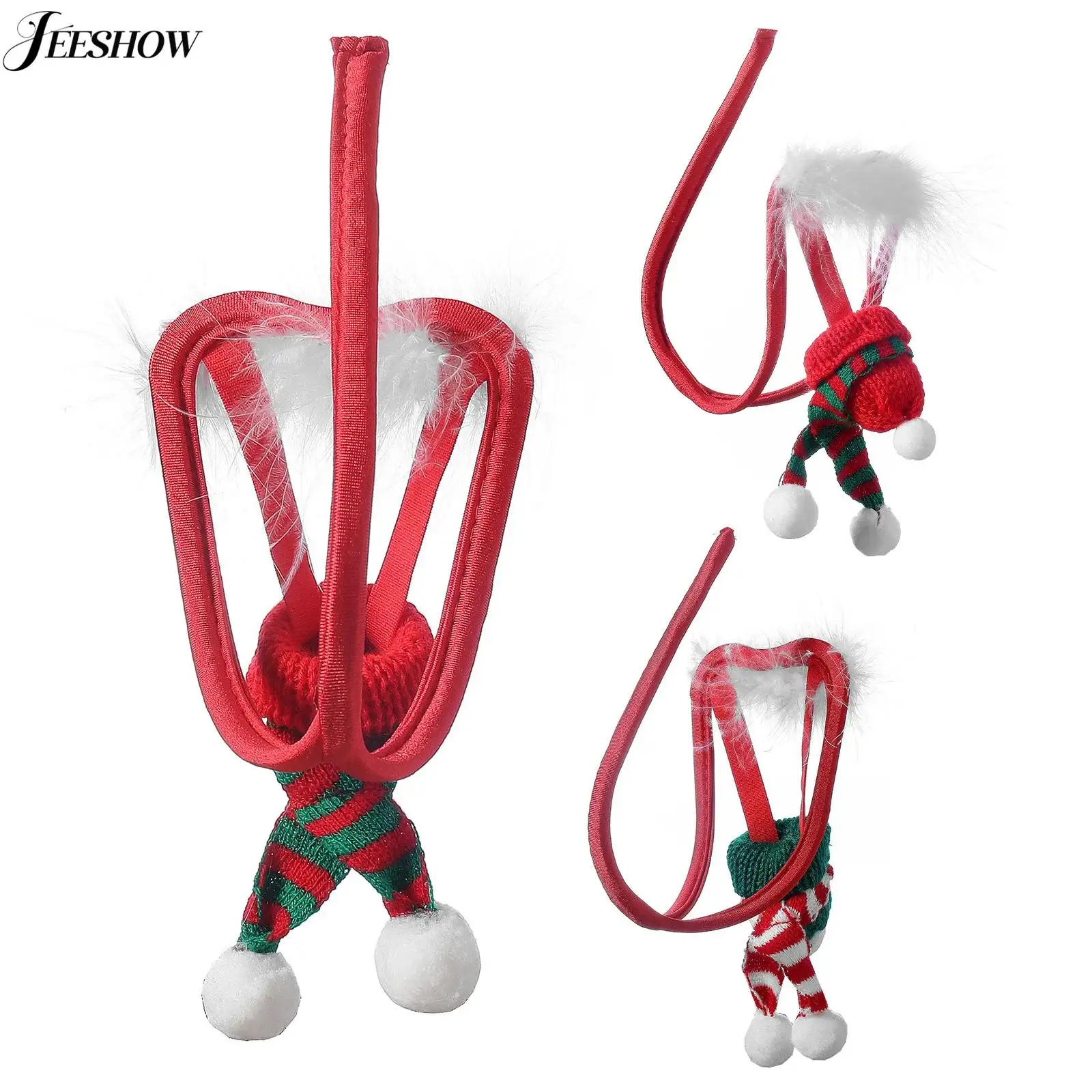 Mens Sexy Christmas Underwear Santa Claus Lingerie Thongs Hollow Out C-Strings with a Mini Hats Xmas Holiday G-strings Underwear
Mens Sexy Christmas Underwear Santa Claus Lingerie Thongs Hollow Out C-Strings with a Mini Hats Xmas Holiday G-strings Underwear