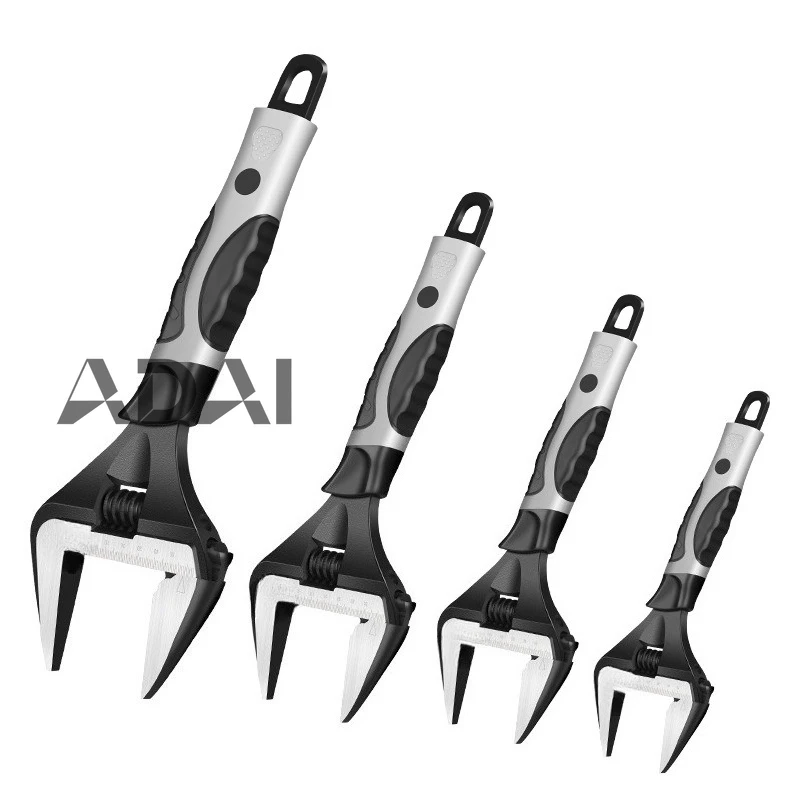 Многофункциональный универсальный регулируемый ключ для ванной комнаты, большой разводной ключ, набор универсальных ключей для раковин и гайок
Многофункциональный универсальный регулируемый ключ для ванной комнаты, большой разводной ключ, набор универсальных ключей для раковин и гайок