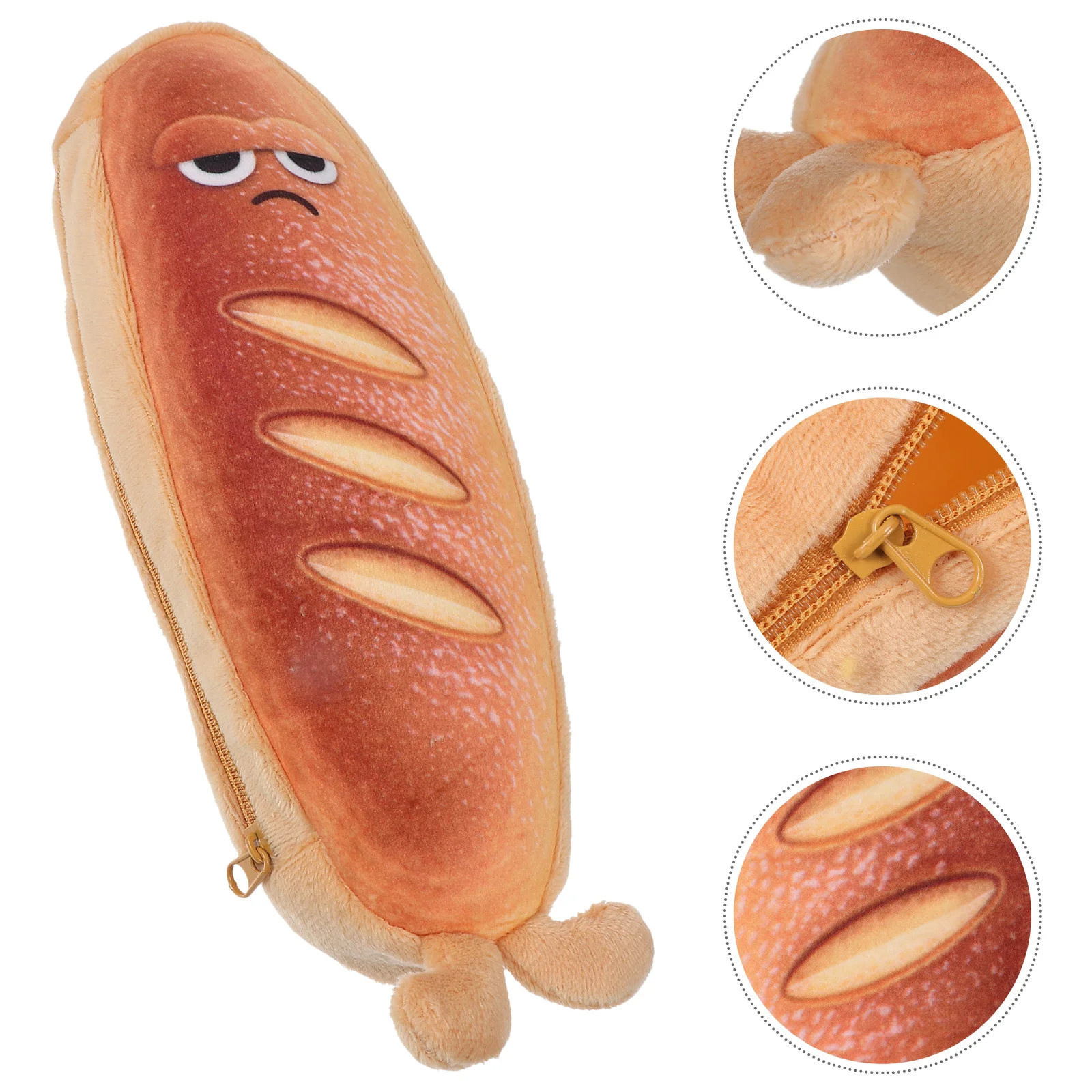 Bread Pencil Case Kawaii Cute Soft Material Zipper School Supplies Organizer Makeup Bag Large Pencil Pouch
Bread Pencil Case Kawaii Cute Soft Material Zipper School Supplies Organizer Makeup Bag Large Pencil Pouch