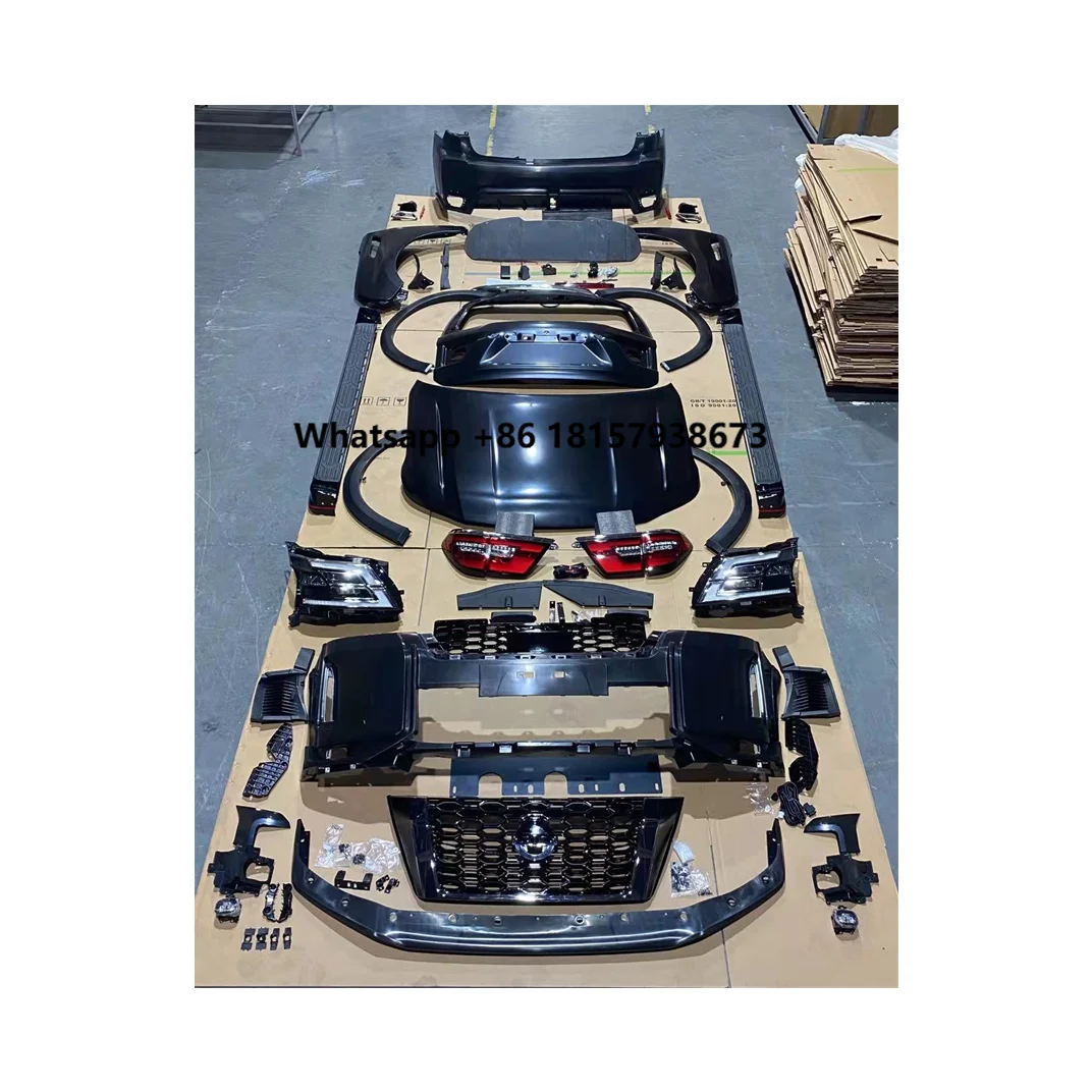 Car Body Kits for Nissan Patrol 2014-2019 Change to the New Nismo Model Old to New Include Front Bumper with Grille Hood
Car Body Kits for Nissan Patrol 2014-2019 Change to the New Nismo Model Old to New Include Front Bumper with Grille Hood
