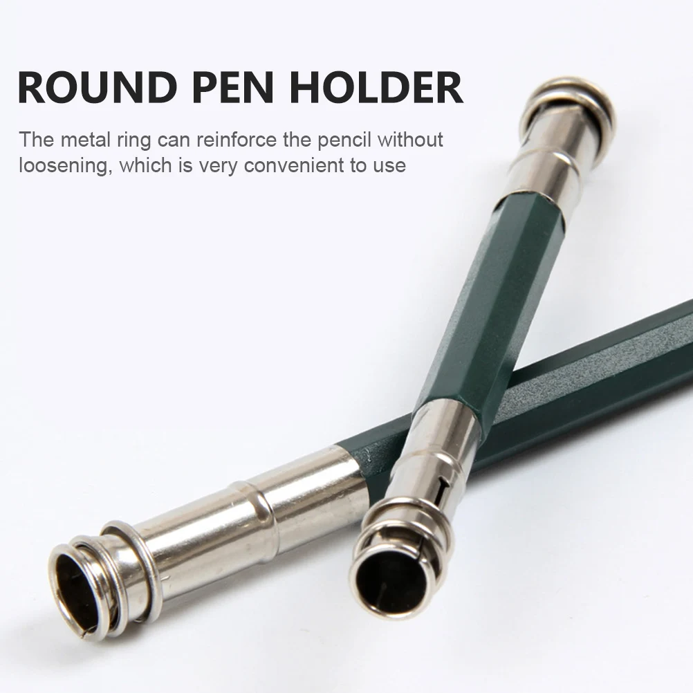 4Pcs Pencil Extenders Metal Plastic Pencil Lengtheners Holder Tool for Students Office Sketch Student Stationery
4Pcs Pencil Extenders Metal Plastic Pencil Lengtheners Holder Tool for Students Office Sketch Student Stationery