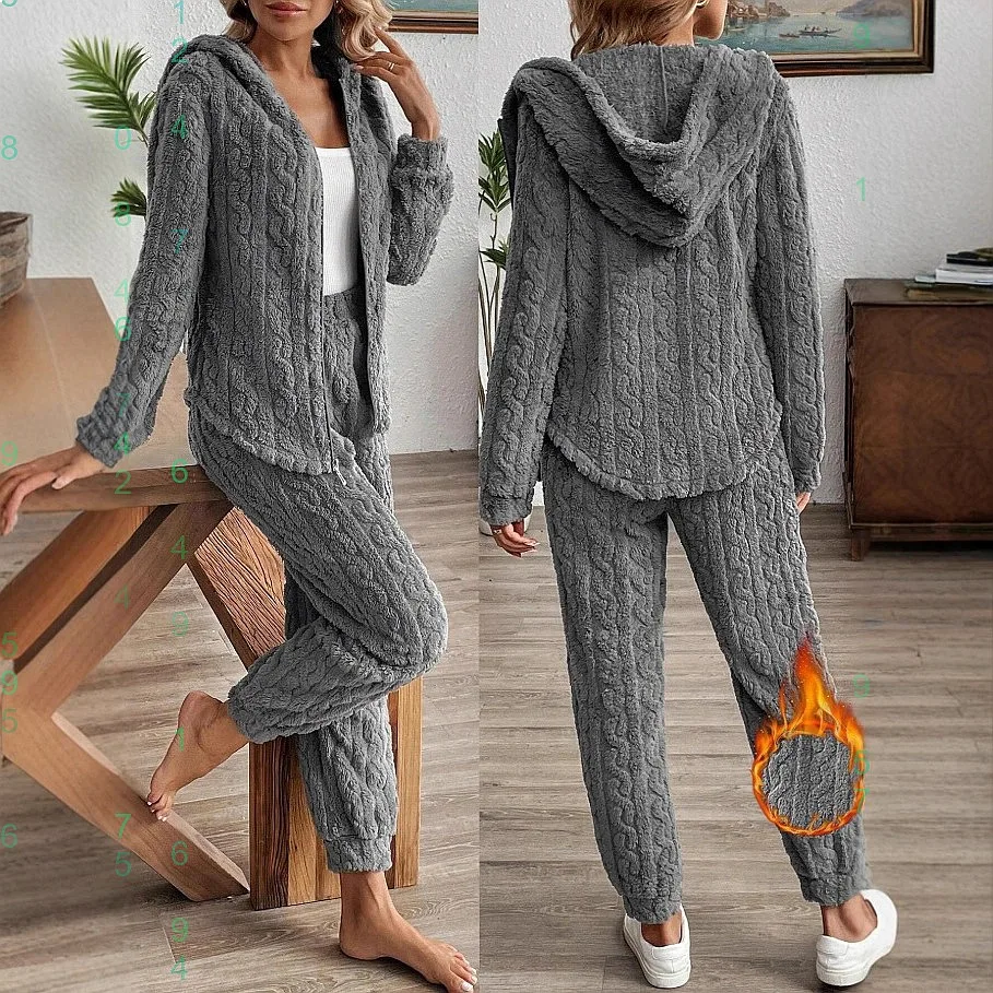 Cozy Hooded Fleece Matching Set Loungewear Jumpsuit Sweatsuit Two Piece Oversized Casual Tracksuit
Cozy Hooded Fleece Matching Set Loungewear Jumpsuit Sweatsuit Two Piece Oversized Casual Tracksuit
