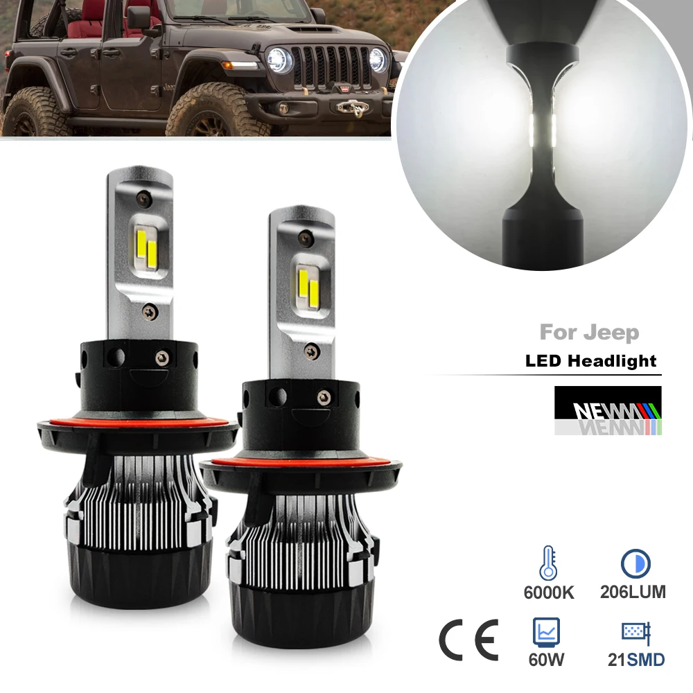 Для Jeep Wrangler 2007-2022 Белая светодиодная лампа H13 9008 дальний/ближний свет Фара Canbus без мерцания фара дальнего света фары дальнего света
Для Jeep Wrangler 2007-2022 Белая светодиодная лампа H13 9008 дальний/ближний свет Фара Canbus без мерцания фара дальнего света фары дальнего света