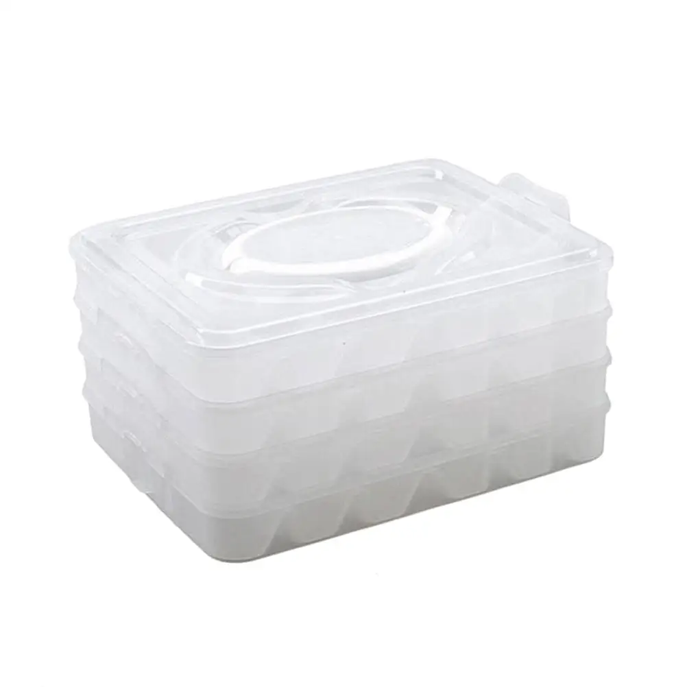Refrigerator Fresh-keeping Dumpling Storage Box Four Layers Portable Stackable Dumpling Container Holder Organizer (Transparent)
Refrigerator Fresh-keeping Dumpling Storage Box Four Layers Portable Stackable Dumpling Container Holder Organizer (Transparent)