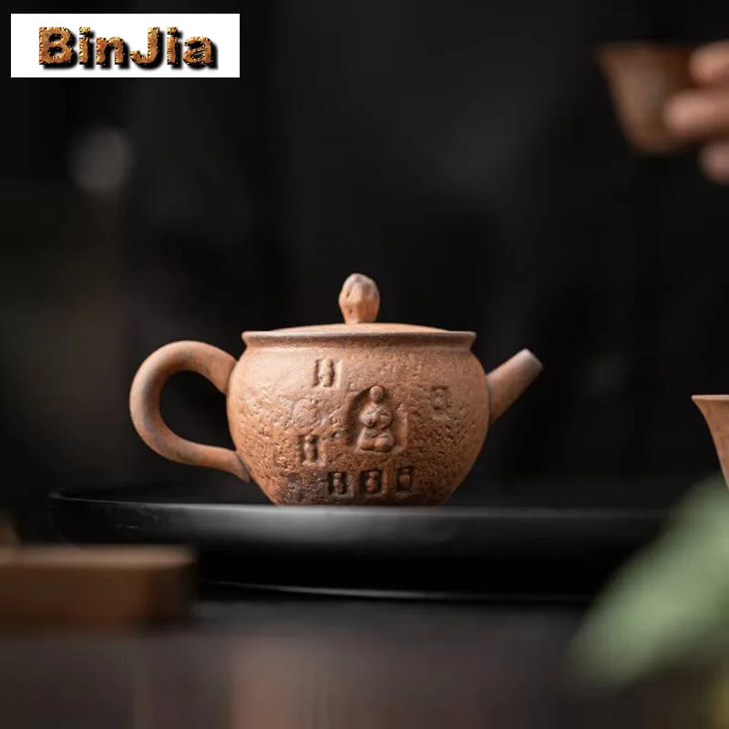 Ретро грубый керамический чайник, древний старый рок, грязевой горшок, чайник с ситечком, предметы для кунг-фу, коллекционные принадлежности
Ретро грубый керамический чайник, древний старый рок, грязевой горшок, чайник с ситечком, предметы для кунг-фу, коллекционные принадлежности