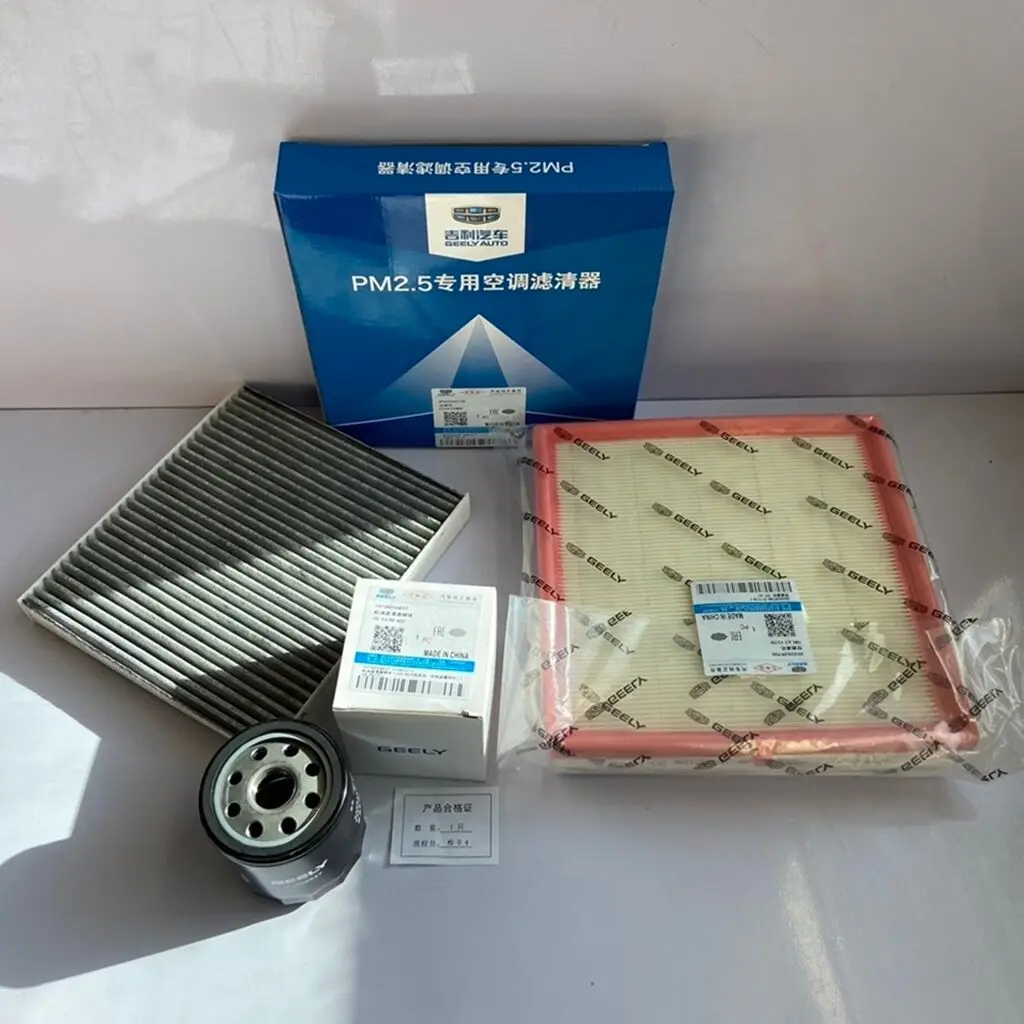 Original High Quality Air Filter Oil Filter Cabin Filter 3pcs/lot for Geely Coolray SX11/Proton X50 ICON 1.4T/1.5T
Original High Quality Air Filter Oil Filter Cabin Filter 3pcs/lot for Geely Coolray SX11/Proton X50 ICON 1.4T/1.5T