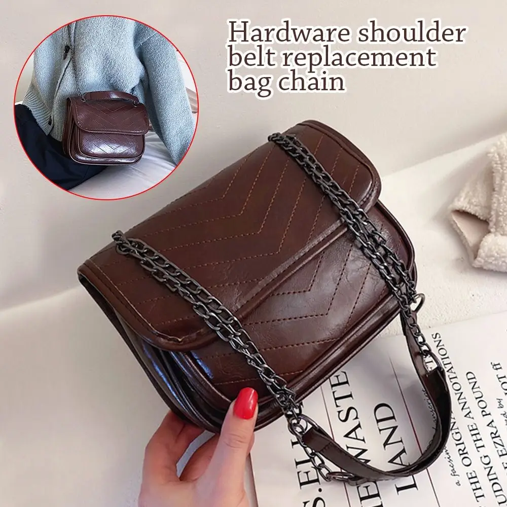 Bag Accessories Gold Metal Chains Replacement Detachable PU Leather Bag Chains Handbag Belt Shoulder Bag Strap 
Bag Accessories Gold Metal Chains Replacement Detachable PU Leather Bag Chains Handbag Belt Shoulder Bag Strap