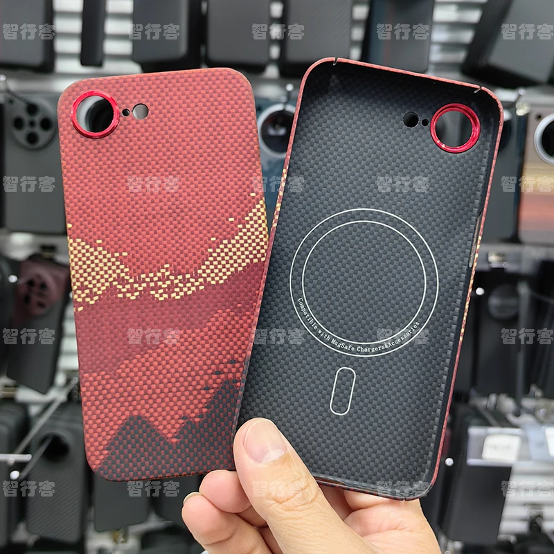 ZXKE-Carbon Fiber Case for Apple 17E iPhone17 E Embedded Iron Sheet Magnetic Car Support, Magsafe, Aramid Fiber Shell
ZXKE-Carbon Fiber Case for Apple 17E iPhone17 E Embedded Iron Sheet Magnetic Car Support, Magsafe, Aramid Fiber Shell