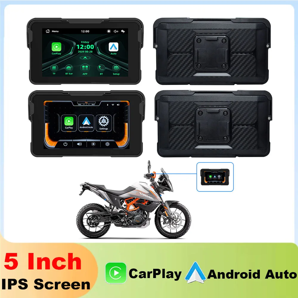 5 inch Motorcycle Wireless CarPlay & Android Auto Removable Moto Dashboard Waterproof GPS Navigation Screen Digital Display
5 inch Motorcycle Wireless CarPlay & Android Auto Removable Moto Dashboard Waterproof GPS Navigation Screen Digital Display