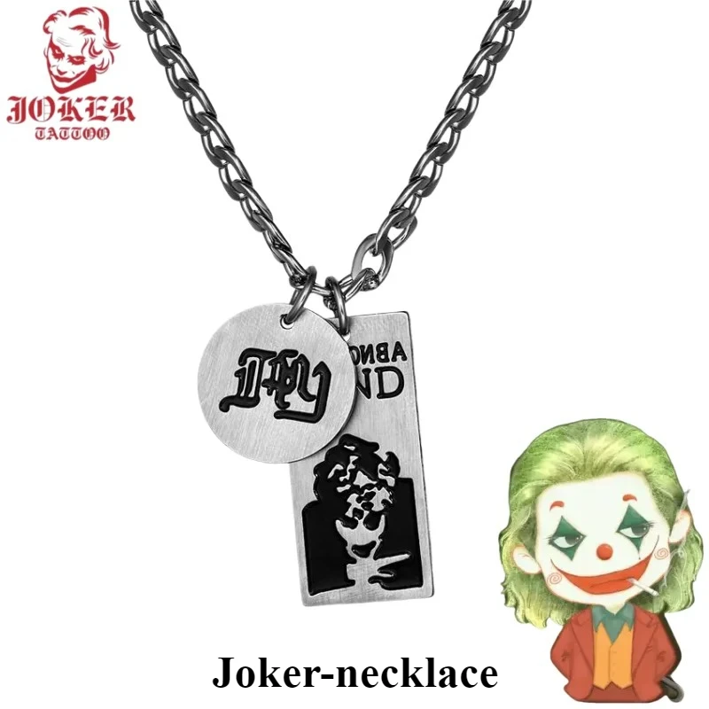 BeastKingdom Joker Cartoon Personality Anime Periphery Titanium Steel Medallion Necklace Creative Double Layer Hip Hop Pendant
BeastKingdom Joker Cartoon Personality Anime Periphery Titanium Steel Medallion Necklace Creative Double Layer Hip Hop Pendant