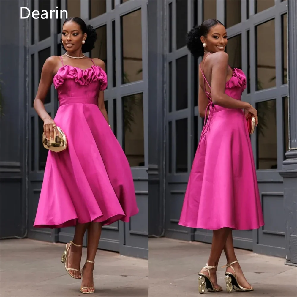 Customized Saudi Arabia Evening Dearin Halter A-line Tea Length Open Back Skirts Fold Layered Ruffle Alencon Lace Bespoke Occasi
Customized Saudi Arabia Evening Dearin Halter A-line Tea Length Open Back Skirts Fold Layered Ruffle Alencon Lace Bespoke Occasi