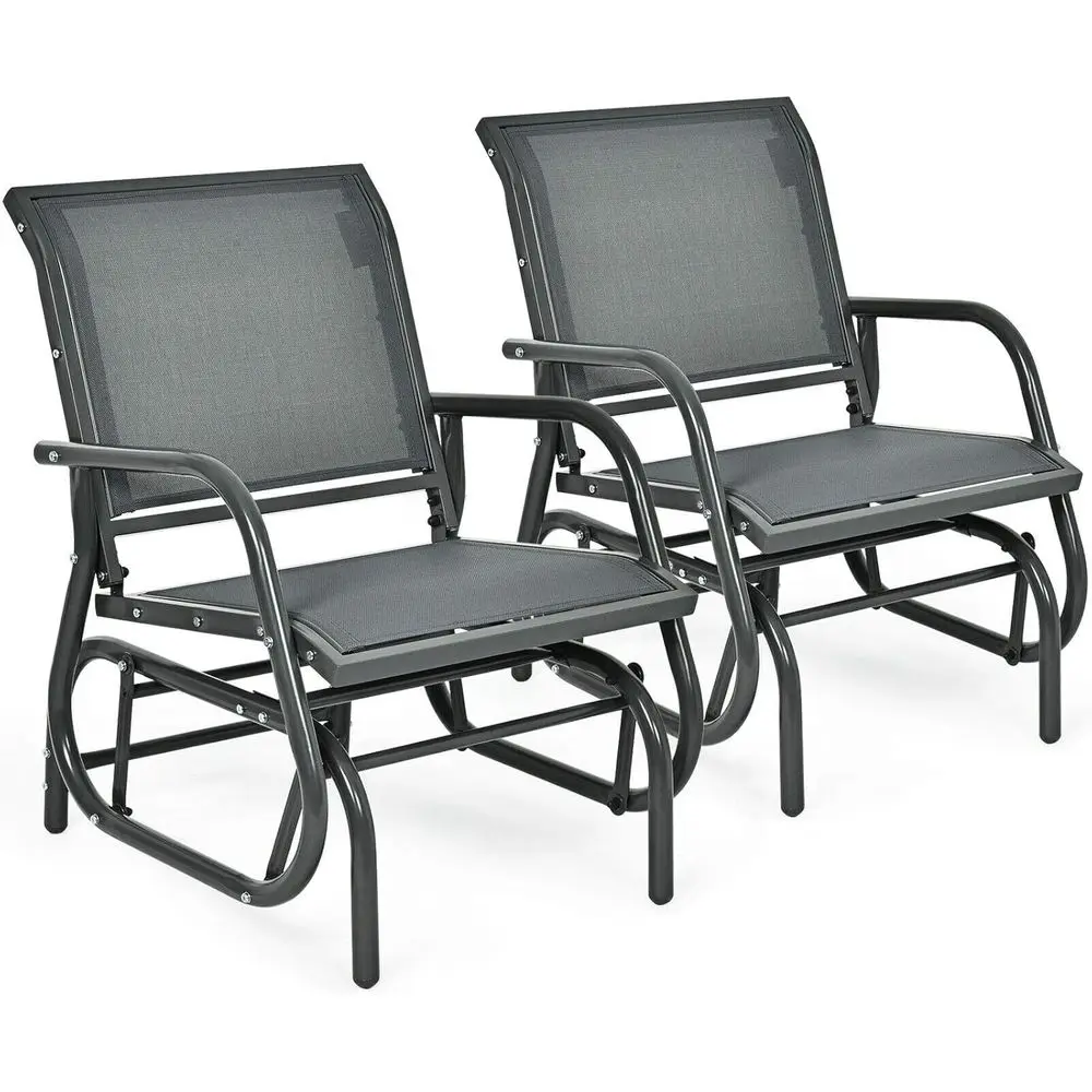 Комплект из 2 серых уличных кресел-качалок, ткань премиум-класса, идеально подходят для зоны у бассейна, 25 длина x 29 ширина x 34 высота (дюймы)
Комплект из 2 серых уличных кресел-качалок, ткань премиум-класса, идеально подходят для зоны у бассейна, 25 длина x 29 ширина x 34 высота (дюймы)