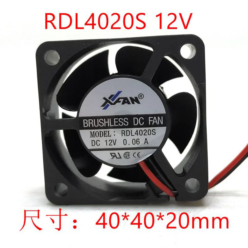 4020 12 В инверторное охлаждающее оборудование Вентилятор 4 см RDL4020S Ультра статический звук 0.06a 40X40X20MM
4020 12 В инверторное охлаждающее оборудование Вентилятор 4 см RDL4020S Ультра статический звук 0.06a 40X40X20MM