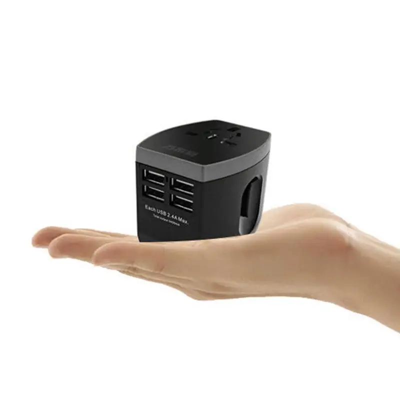 International Plug Adapter Fast Charging Adapter Portable Plug Adapter With 3 USB 1 Type C Port Worldwide Wall Charger Sockets
International Plug Adapter Fast Charging Adapter Portable Plug Adapter With 3 USB 1 Type C Port Worldwide Wall Charger Sockets