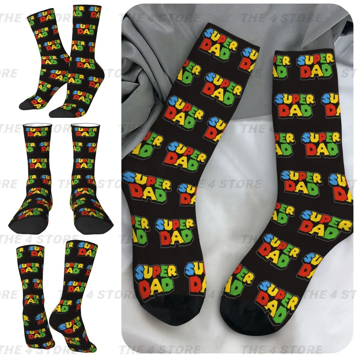 Super Dad High elasticity polyester fiber Men and Women printing Socks,Y2K Leisure Applicable throughout the year Dressing Gift
Super Dad High elasticity polyester fiber Men and Women printing Socks,Y2K Leisure Applicable throughout the year Dressing Gift