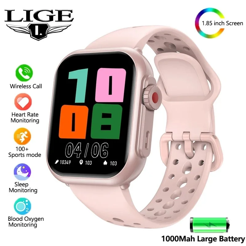 2026 New Smart Watch 1000 mAh Men Women 1.85“HD AMOLED Full Touch Screen IP68 Waterproof Bluetooth Call Alarm Clock Smartwatch
2026 New Smart Watch 1000 mAh Men Women 1.85“HD AMOLED Full Touch Screen IP68 Waterproof Bluetooth Call Alarm Clock Smartwatch