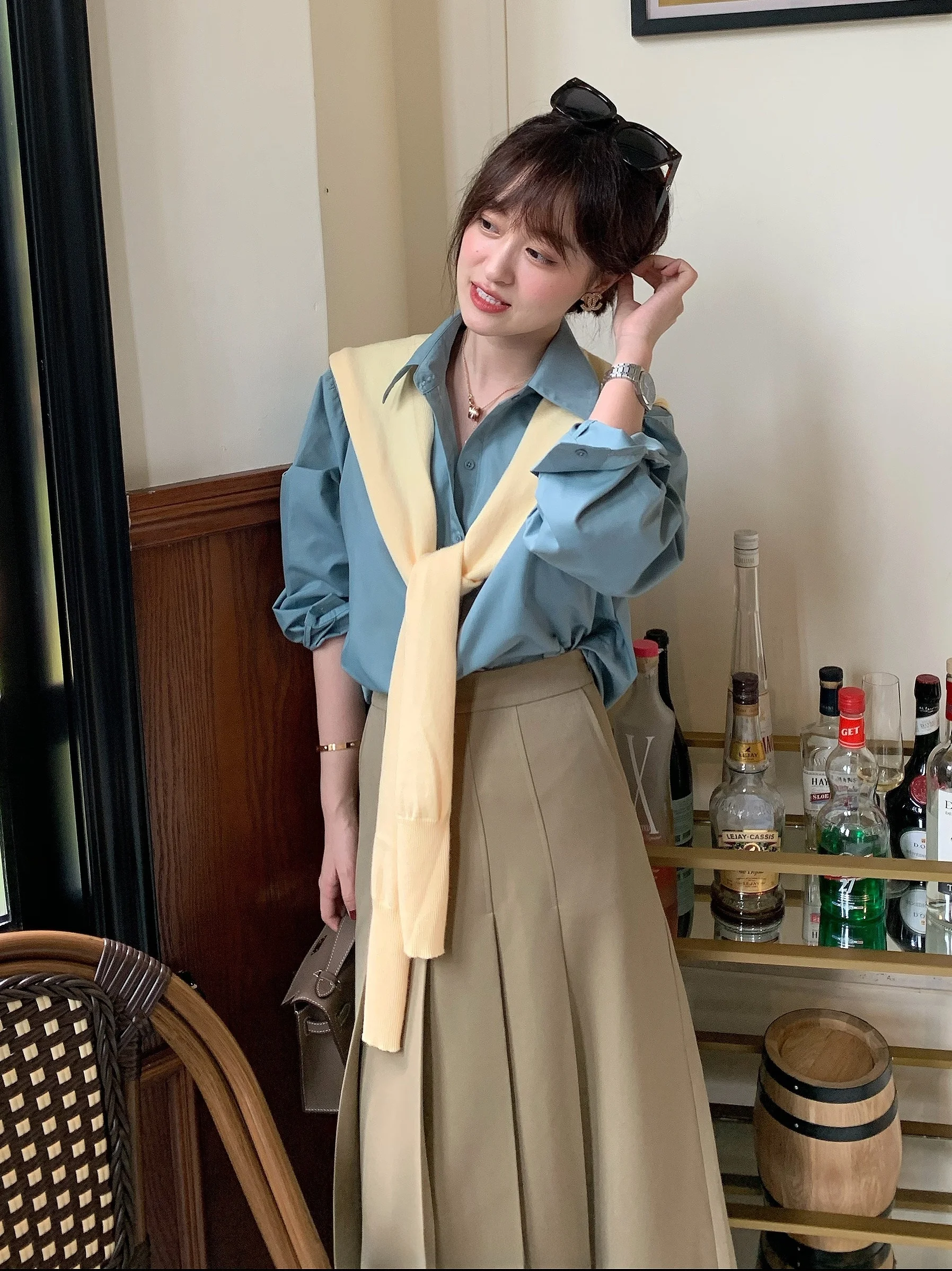 Elegant Pleated Skirt by JAM Pure Color A-Line Skirt for Girls Spring 2020 Collection Cotton Polyester Blend
Elegant Pleated Skirt by JAM Pure Color A-Line Skirt for Girls Spring 2020 Collection Cotton Polyester Blend