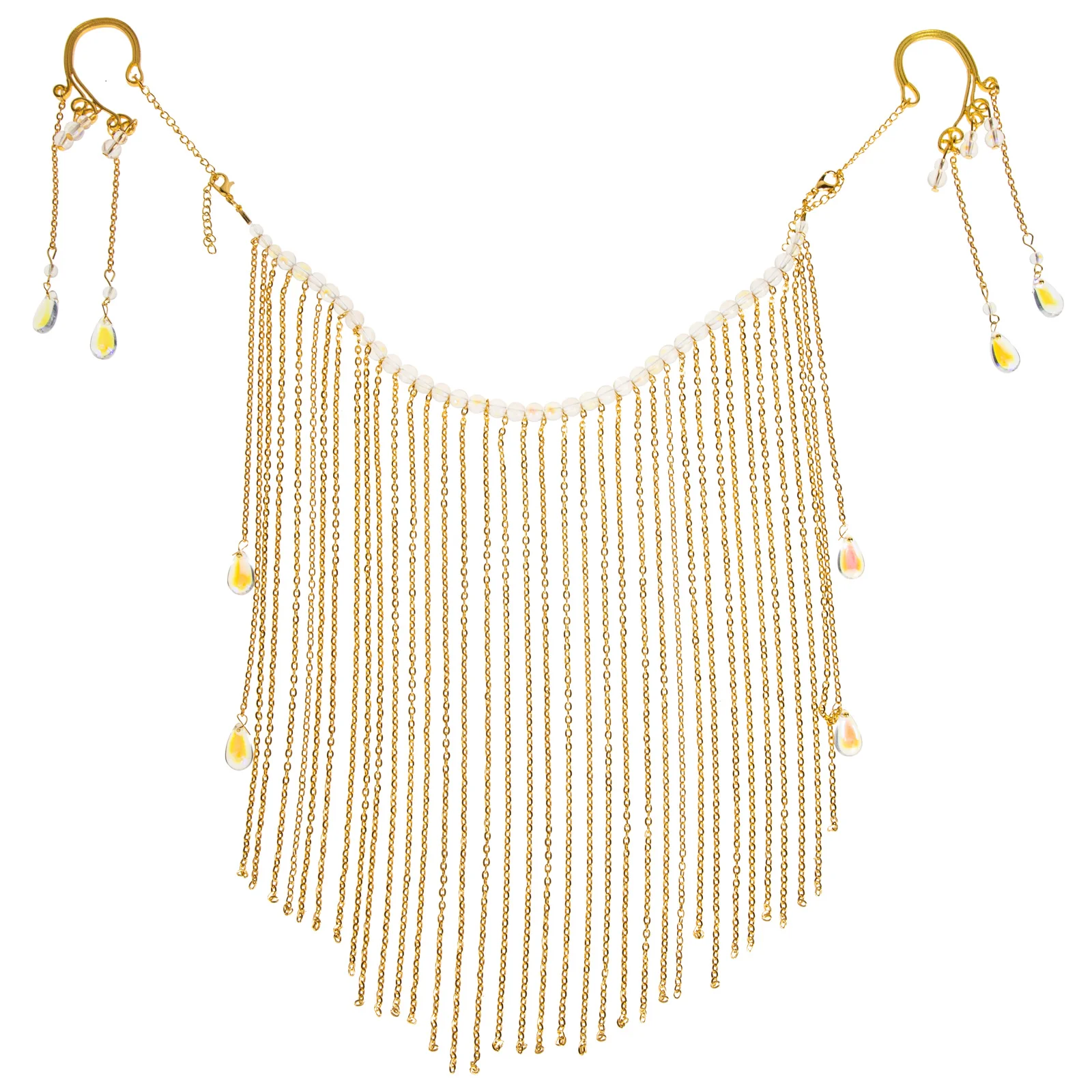 Curtain Face Tassel Chain Masquerade Mask Rhinestones Jewelry Alloy Cover Cosplay Facial Masks Elegant Look Party
Curtain Face Tassel Chain Masquerade Mask Rhinestones Jewelry Alloy Cover Cosplay Facial Masks Elegant Look Party