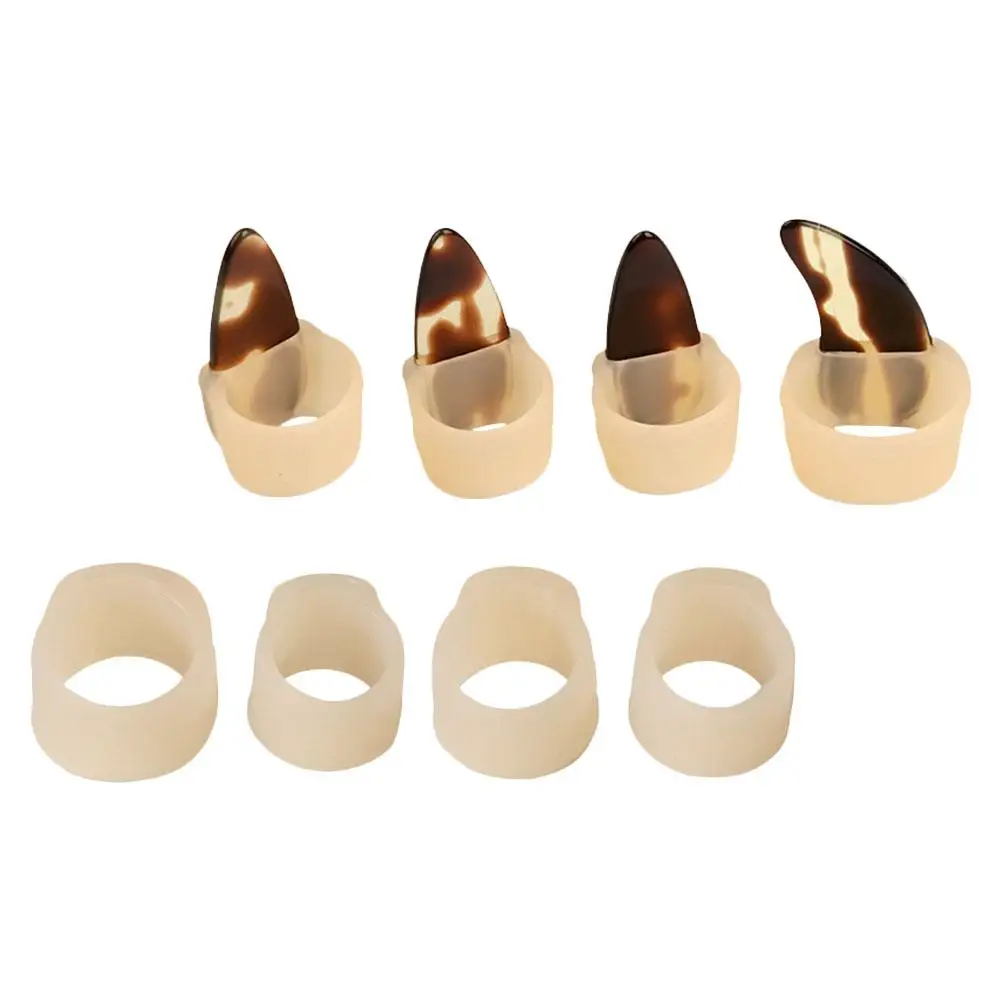8PCS Guzheng Nail Protectors Silicone Comfortable Reusable Covers Instrument Accessories Right Hand Large Size
8PCS Guzheng Nail Protectors Silicone Comfortable Reusable Covers Instrument Accessories Right Hand Large Size