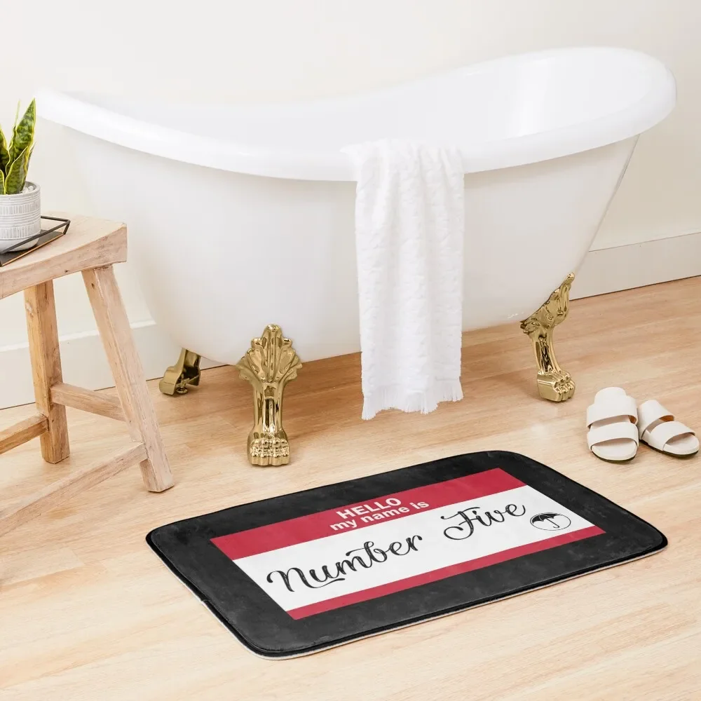 Hello my name is... Number Five. Bath Mat Bathroom Interior Bathroom Utensils Mat
Hello my name is... Number Five. Bath Mat Bathroom Interior Bathroom Utensils Mat