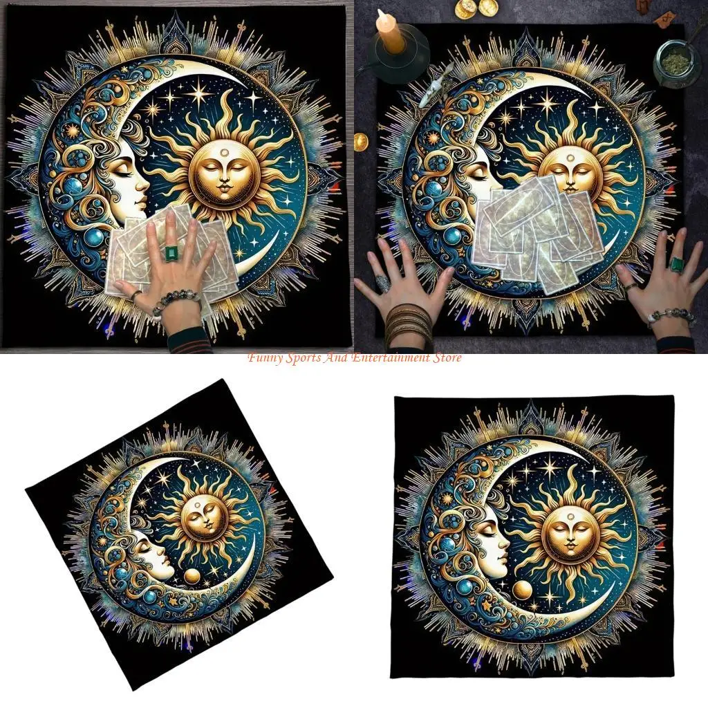 C4DE Divinations Tablecloth Sun Moon Astrology Altars Cloth Tarots Tablecloth
C4DE Divinations Tablecloth Sun Moon Astrology Altars Cloth Tarots Tablecloth