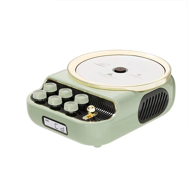 Portable Retro 4-in-1 Music System CD Player with Bluetooth Speaker, FM Radio and Light Emitting Diode Night Light
Portable Retro 4-in-1 Music System CD Player with Bluetooth Speaker, FM Radio and Light Emitting Diode Night Light