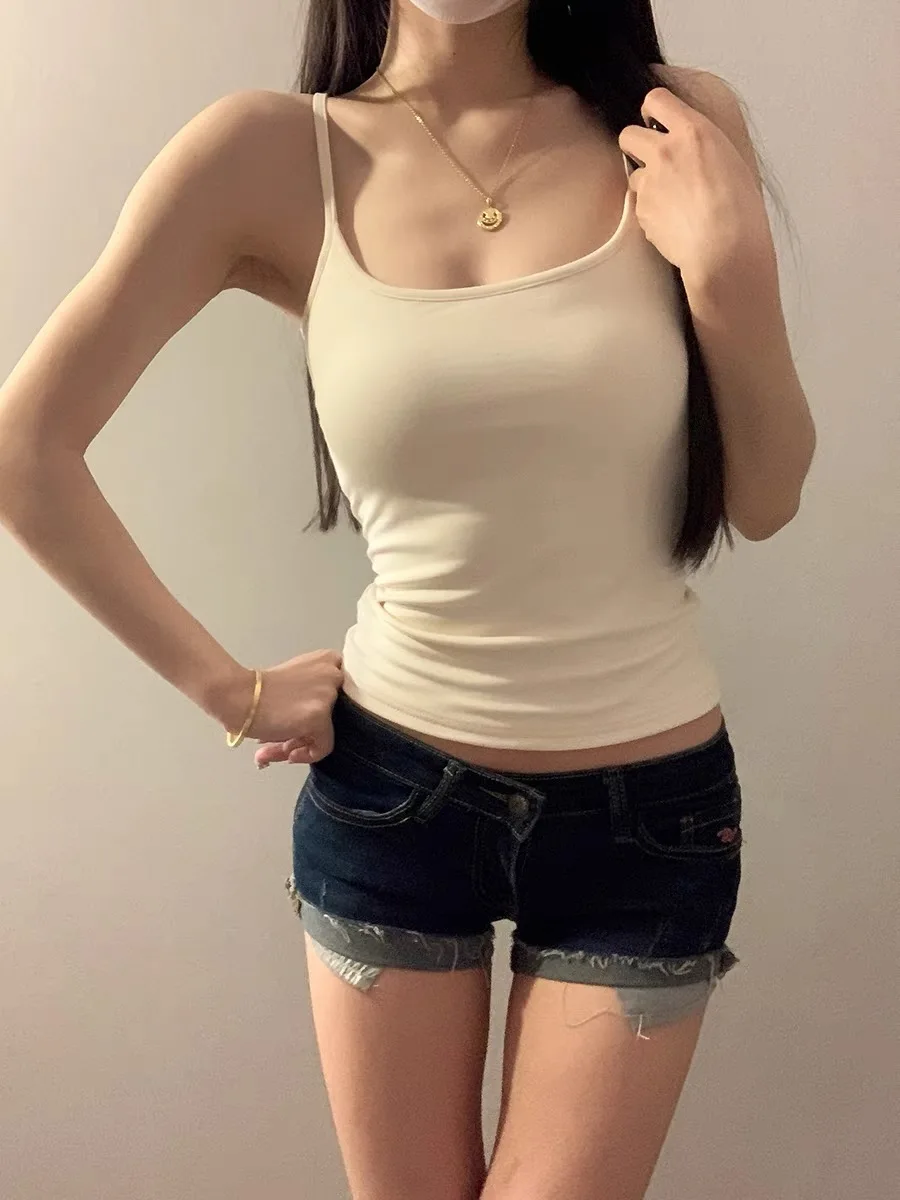 Women's Slim Fit Tank Top with Chest Pad Integrated Strap Vest Cotton 95% Summer New Style Large Size Outdoor Indoor Wear
Women's Slim Fit Tank Top with Chest Pad Integrated Strap Vest Cotton 95% Summer New Style Large Size Outdoor Indoor Wear