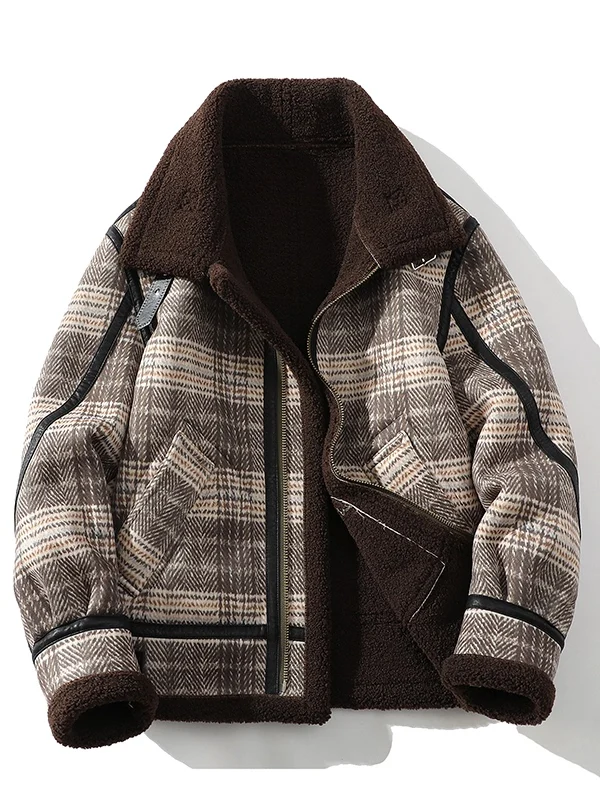 Зимняя одежда большого размера из кожи и меха Jaet Motorcycle Sle Cheered Pattern ex Теплая верхняя одежда Stand Fit Long Sve...
Зимняя одежда большого размера из кожи и меха Jaet Motorcycle Sle Cheered Pattern ex Теплая верхняя одежда Stand Fit Long Sve...