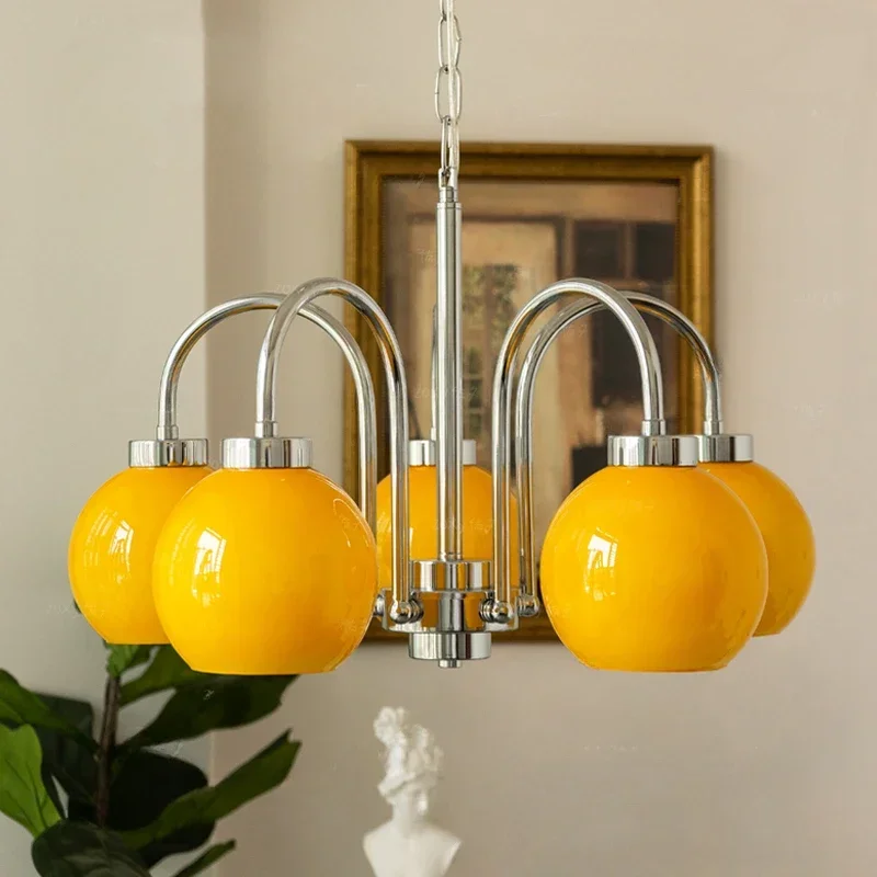 Bauhaus Chandelier for Living Room Dining Room Bedroom Kitchen Ceiling Lamp Modern Design Orange White Glass Pendant Light
Bauhaus Chandelier for Living Room Dining Room Bedroom Kitchen Ceiling Lamp Modern Design Orange White Glass Pendant Light