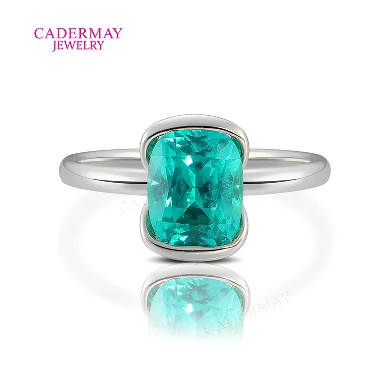 High Quality 925 Silver Bezel Setting Paraiba Ring 7x9mm Elongated Cushion Paraiba YAG Wedding Engagement Rings For Women Gift
High Quality 925 Silver Bezel Setting Paraiba Ring 7x9mm Elongated Cushion Paraiba YAG Wedding Engagement Rings For Women Gift