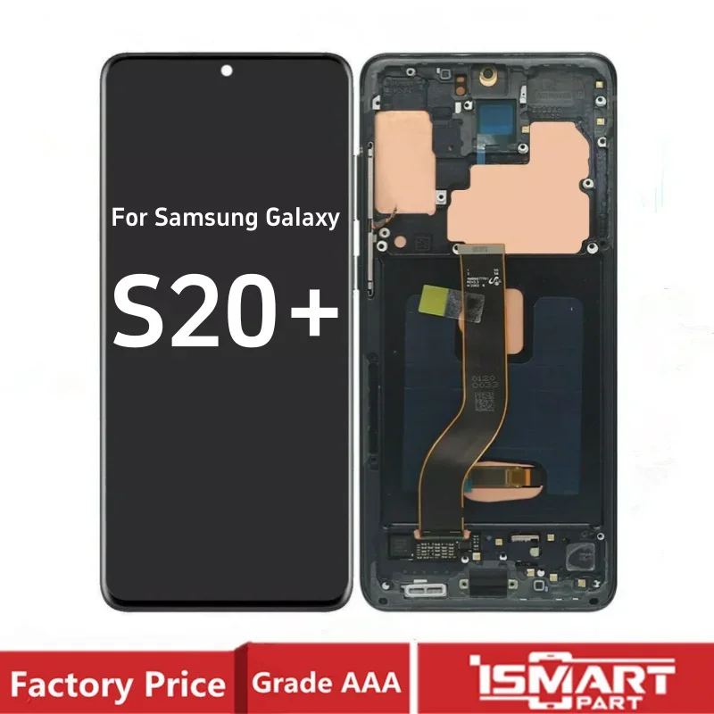 OLED / TFT For Samsung Galaxy S20 Plus G985 G986 Display Touch Screen Digitizer Assembly with Frame S20+ LCD Repalcement Parts
OLED / TFT For Samsung Galaxy S20 Plus G985 G986 Display Touch Screen Digitizer Assembly with Frame S20+ LCD Repalcement Parts